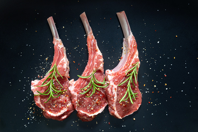 lamb chops 800 AS 458527143
