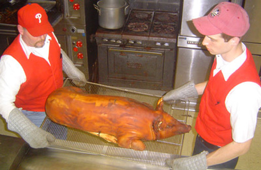 roasted pig